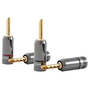Разъем "Банана" Atlas Cables PLUG Z Screw tin-cobalt black банан