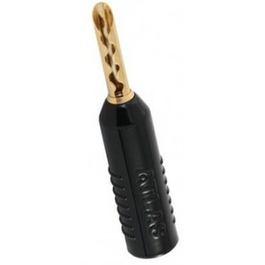Разъем "Банана" Atlas Cables Achromatic Gold Z Plug Crimp - Black