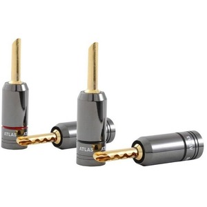 Разъем "Банана" Atlas Cables Metal Tin-Cobalt Z-plug Crimp black