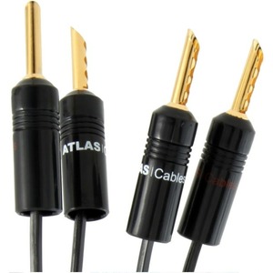 Разъем "Банана" Atlas Cables PLUG Z Crimp тип банан чёрный/красный