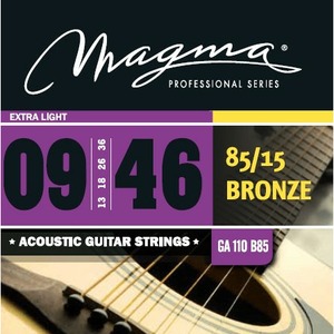Струны для бас-гитары Magma Strings GA100B85