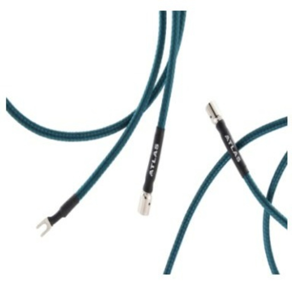 Акустический кабель Single-Wire Banana - Banana Atlas Cables GRUN Adapter Spade - Female 1x2 - 1.50 m
