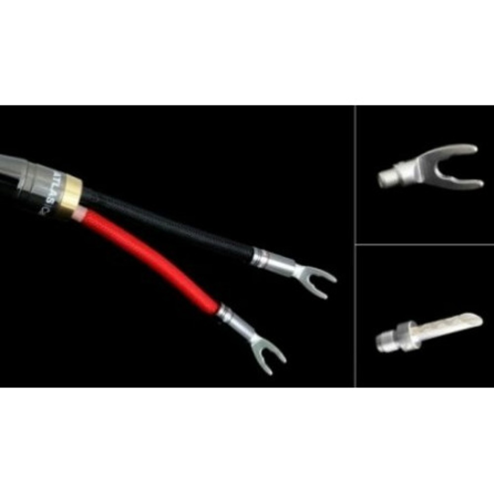 Акустический кабель Single-Wire Spade - Spade Atlas Cables Mavros 7.0m Transpose Spade Silver