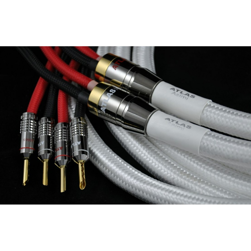 Акустический кабель Single-Wire Spade - Spade Atlas Cables Asimi Silver 2 x 2 2.0m spade