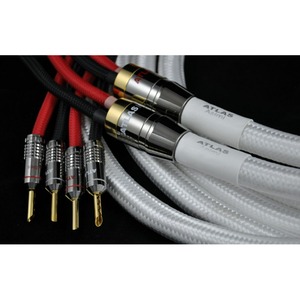 Акустический кабель Single-Wire Spade - Spade Atlas Cables Asimi Silver 2 x 2 2.0m spade