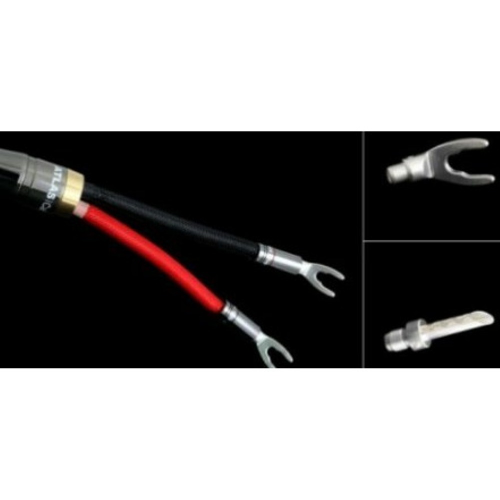 Акустический кабель Single-Wire Spade - Spade Atlas Cables Mavros 7.0m Transpose Z plug Silver