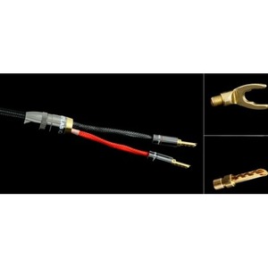 Акустический кабель Single-Wire Banana - Banana Atlas Cables Mavros Wired 4x4 7.0m Transpose Z plug Gold