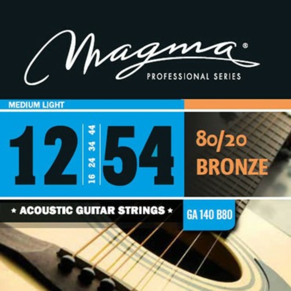 Струны для акустической гитары Magma Strings GA140B80