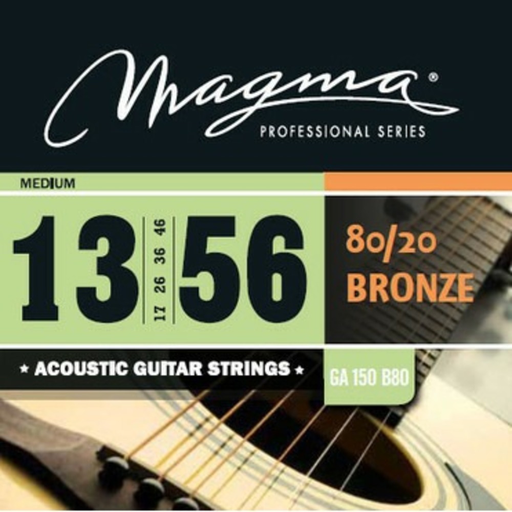 Струны для акустической гитары Magma Strings GA150B80
