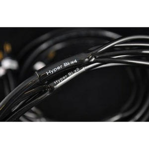 Акустический кабель Single-Wire Spade - Spade Atlas Cables Hyper Bi-Wire 4 to 4 5.0m Transpose Spade Gold