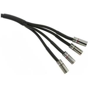 Акустический кабель Single-Wire Banana - Banana Atlas Cables Plug Transpose red silver core
