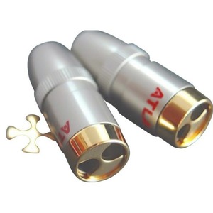 Разъем "Банана" Atlas Cables Stopper 11.5 mm white With arrow