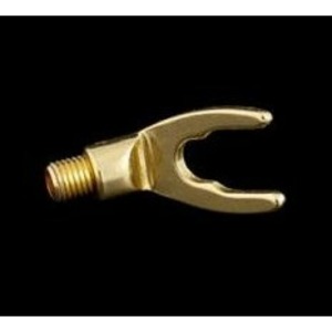 Акустический кабель Single-Wire Spade - Spade Atlas Cables Asimi Silver 2 x 2 3.0m Transpose Spade Gold