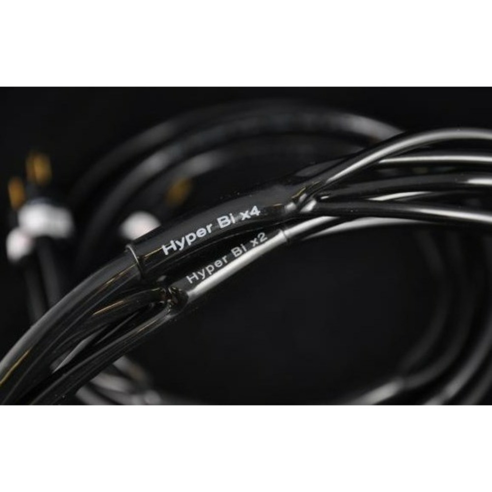 Акустический кабель Single-Wire Banana - Banana Atlas Cables Hyper Bi-Wire 2 to 4 7.0m Transpose Z plug Silver
