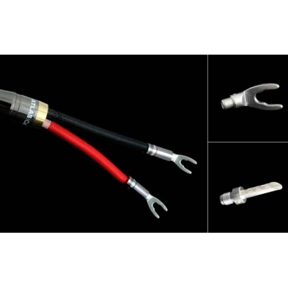 Акустический кабель Single-Wire Spade - Spade Atlas Cables Mavros 2->2 2.0m Transpose Spade Silver