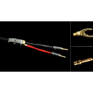 Акустический кабель Single-Wire Spade - Spade Atlas Cables Mavros Wired 4x4 2.0m Transpose Spade Gold