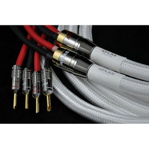 Акустический кабель Single-Wire Banana - Banana Atlas Cables Asimi Silver 2 x 2 1.0m banana