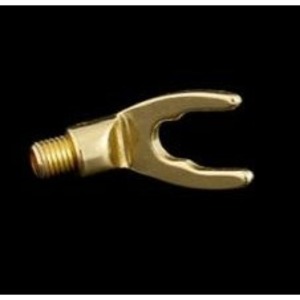 Акустический кабель Single-Wire Spade - Spade Atlas Cables Hyper Bi-Wire 4 to 4 7.0m Transpose Spade Gold