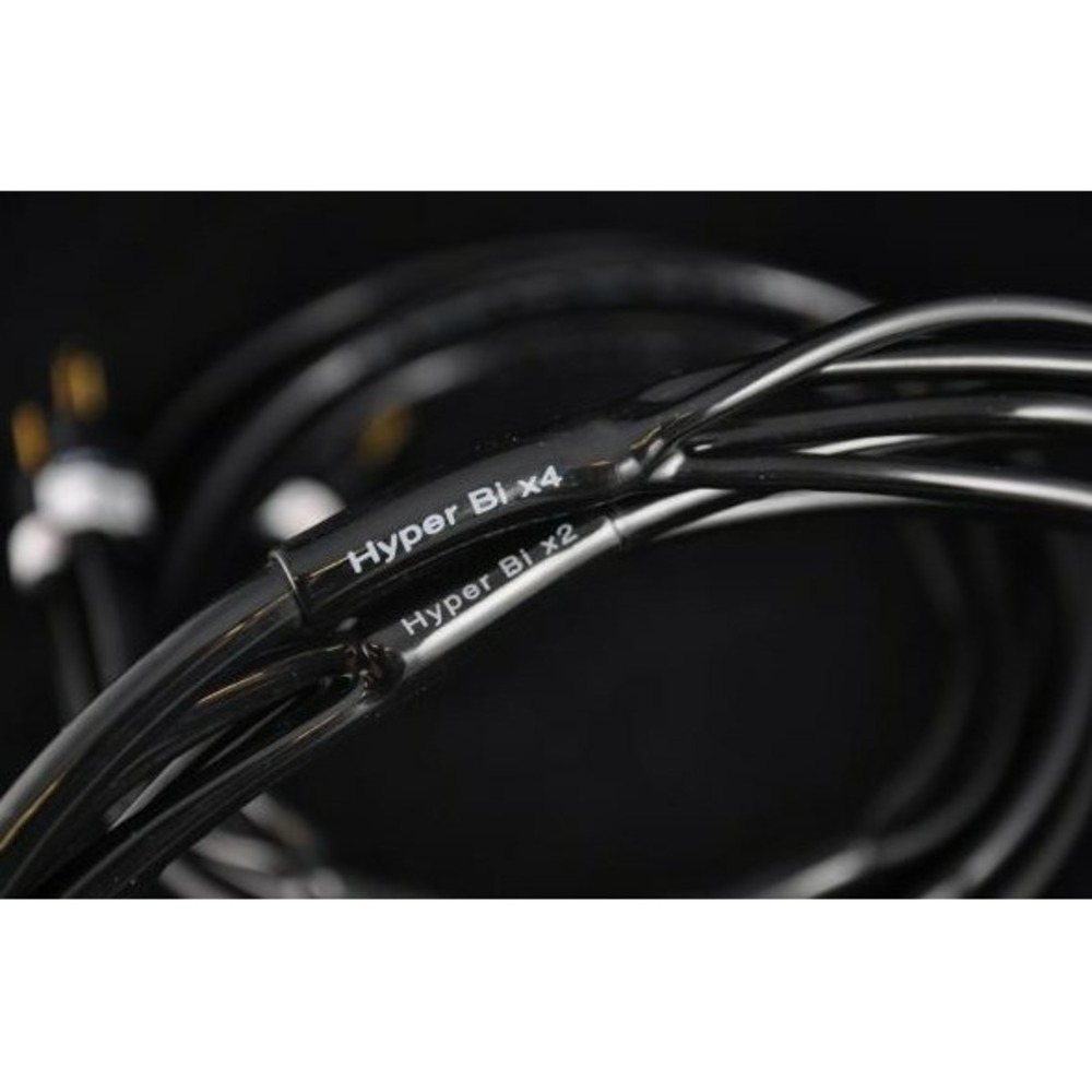 Акустический кабель Single-Wire Spade - Spade Atlas Cables Hyper Bi-Wire 4 to 4 2.0m Transpose Spade Silver