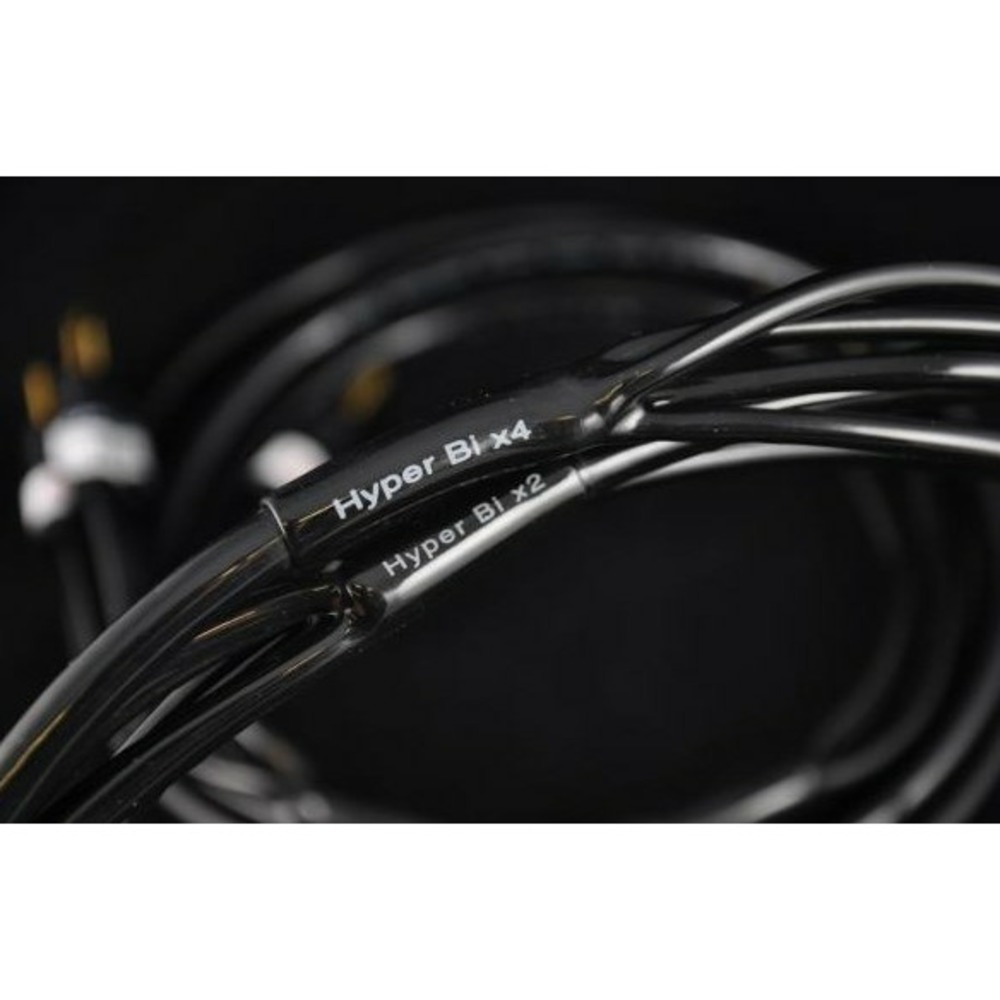 Акустический кабель Single-Wire Banana - Banana Atlas Cables Hyper Bi-Wire 2 to 4 3.0m Transpose Z plug Silver