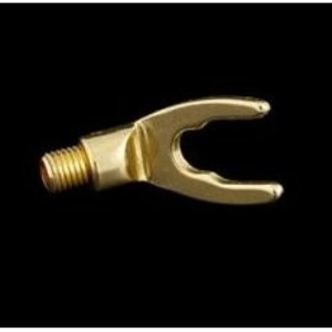 Акустический кабель Single-Wire Spade - Spade Atlas Cables Asimi Silver 2 x 2 5.0m Transpose Spade Gold