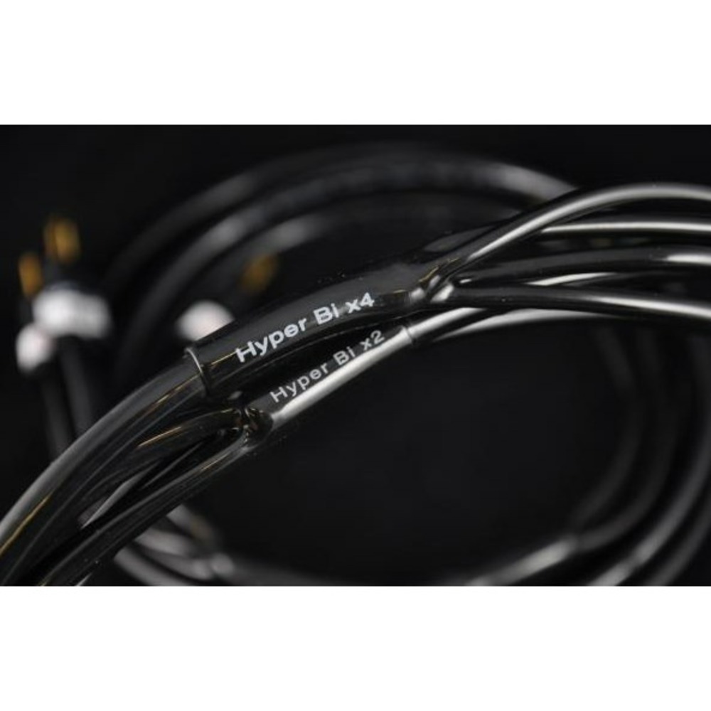 Акустический кабель Single-Wire Banana - Banana Atlas Cables Hyper Bi-Wire 2 to 4 3.0m Transpose Z plug Gold