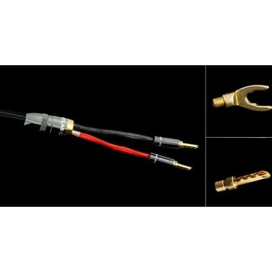 Акустический кабель Single-Wire Banana - Banana Atlas Cables Mavros Wired 4x4 2.0m Transpose Z plug Gold