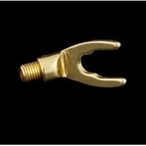 Акустический кабель Single-Wire Spade - Spade Atlas Cables Ascent 2.0 Cable 7.0m Transpose Spade Gold