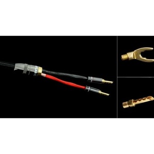 Акустический кабель Single-Wire Spade - Spade Atlas Cables Mavros 2->2 2.0m Transpose Spade Gold