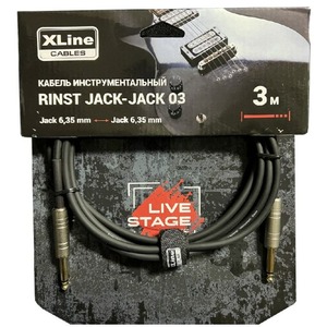 Кабель аудио 1xJack - 1xJack Xline Cables RINST JACK-JACK 03 3.0m