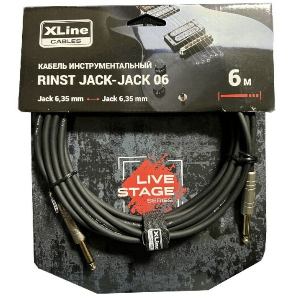 Кабель аудио 1xJack - 1xJack Xline Cables RINST JACK-JACK 06 6.0m