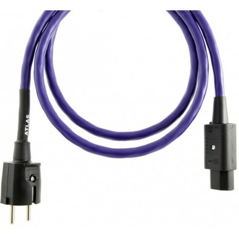 Кабель силовой Schuko - IEC C13 Atlas Cables Eos dd Schuko to IEC 10A C15 1.50m