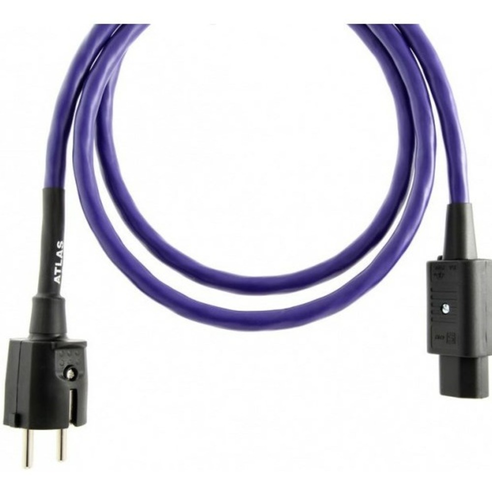 Кабель силовой Schuko - IEC C13 Atlas Cables Eos dd Schuko to IEC 10A C15 2.00m