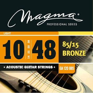Струны для акустической гитары Magma Strings GA120B85