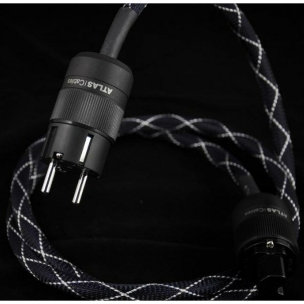 Кабель силовой Schuko - IEC C13 Atlas Cables Eos MKII 2.0mm Rhodium Schuko-IEC 3.0m