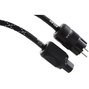 Кабель силовой Schuko - IEC C13 Atlas Cables Eos MKII 2.0mm Rhodium Schuko-IEC 2.0m