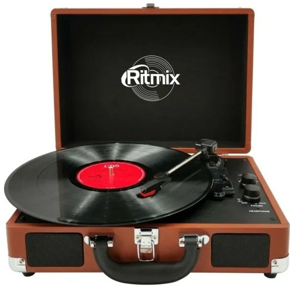 Проигрыватель винила Ritmix LP-160B Brown