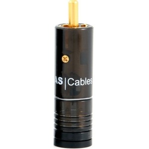 Разъем RCA (Папа) Atlas Cables RCA Integra Hyper черный/белый