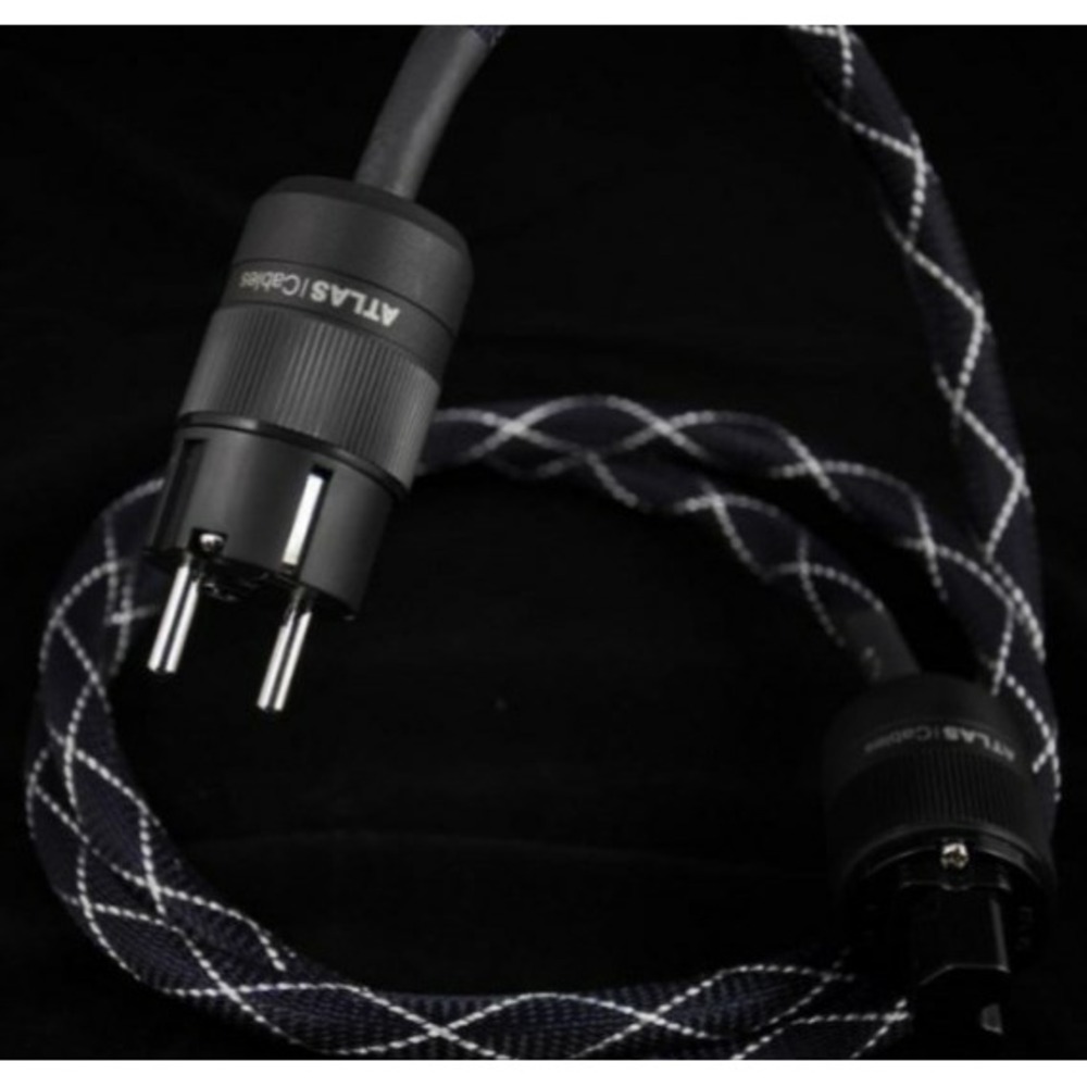 Кабель силовой Schuko - IEC C13 Atlas Cables Eos MKII 2.0mm Rhodium Schuko-IEC 1.0m
