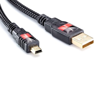 Кабель USB 2.0 Тип A - B 5pin mini Eagle Cable 10061016 DELUXE USB A-Mini B 1.6m