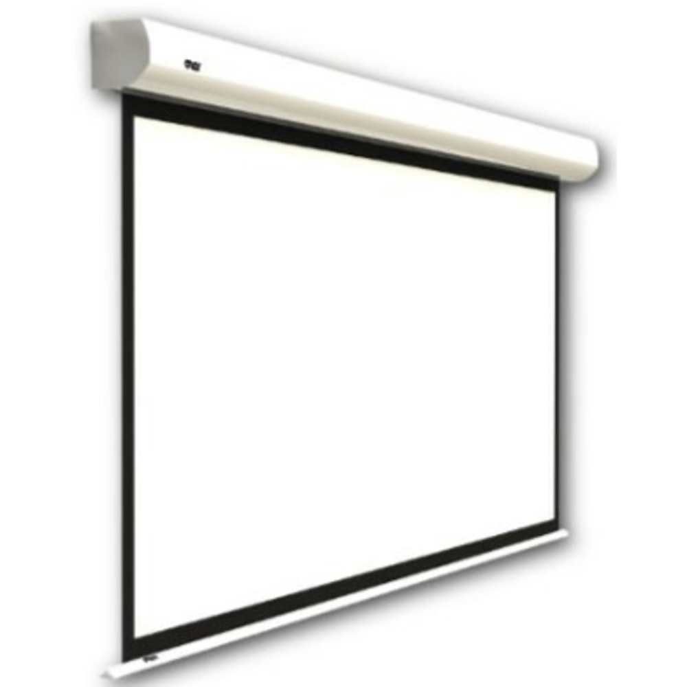 Экран для дома, настенно потолочный с электроприводом Oray Orion HC 118 16:9 Black-Out Matte White