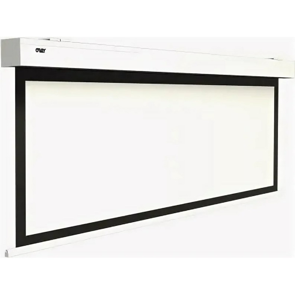 Экран для дома, настенно потолочный с электроприводом Oray Squar HC 132 16:9 Black-Out Matte White