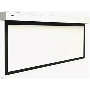 Экран для дома, настенно потолочный с электроприводом Oray Squar HC 132" 16:9 Black-Out Matte White
