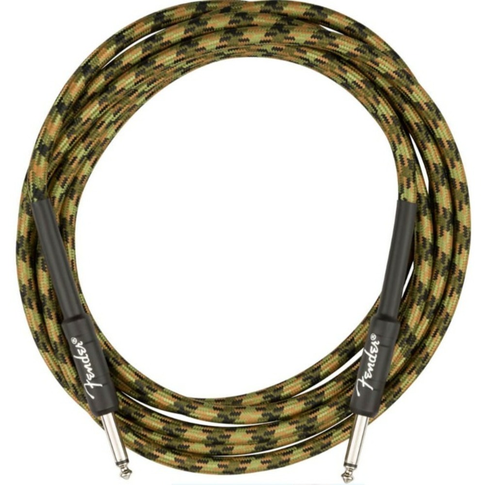 Кабель аудио 1xJack - 1xJack Fender Professional Series Instrument Cable Straight/Straight 10 Woodland Camo