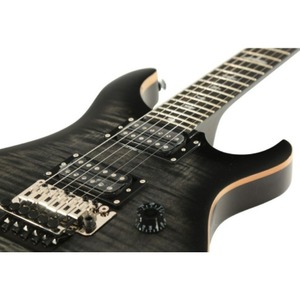 Электрогитара PRS SE CUSTOM 24 FLOYD CHARCOAL BURST с чехлом