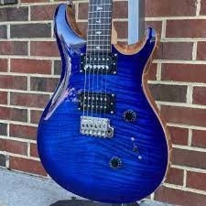 Гитара леворукая PRS SE CUSTOM 24 L/H FADED BLUE BURST с чехлом