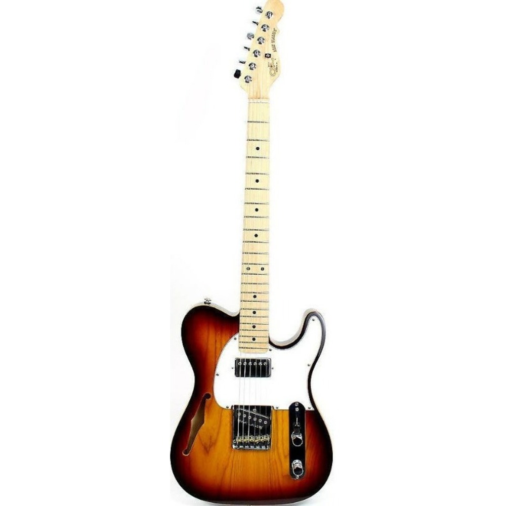 Электрогитара G&L Tribute ASAT Classic Bluesboy Semi-Hollow 3-Tone Sunburst MP SF