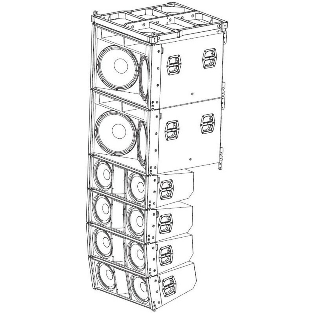 Крепление настенное для концертной акустики STUDIOMASTER V10rack