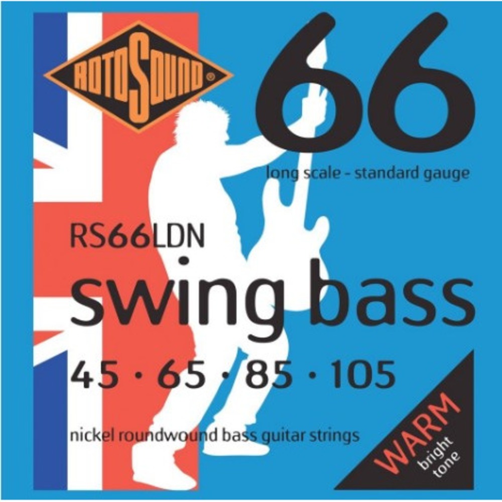 Струны для бас-гитары ROTOSOUND RS66LDN BASS STRINGS NICKEL