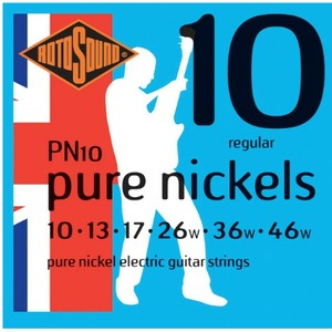 Струны для электрогитары ROTOSOUND PN10 STRINGS NICKEL